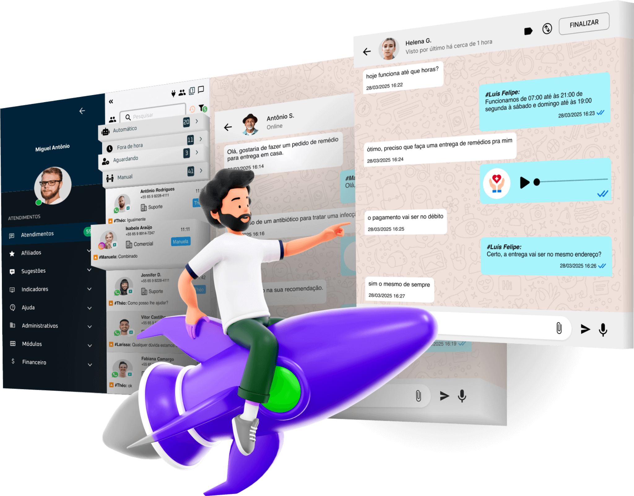GIGAChat: automação e atendimento moderno